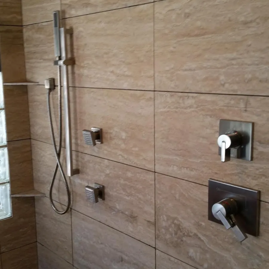 Shower fixture installation for Water Heater Replacement in Whittier